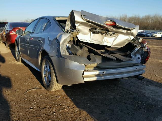 2G2WP552681102677 - 2008 PONTIAC GRAND PRIX SILVER photo 3