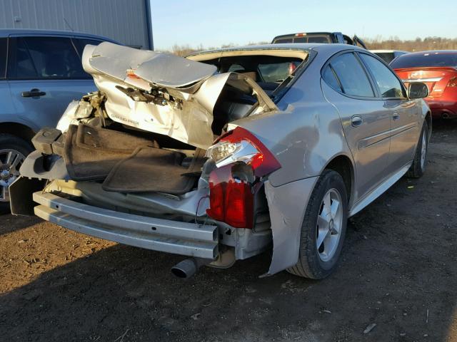 2G2WP552681102677 - 2008 PONTIAC GRAND PRIX SILVER photo 4