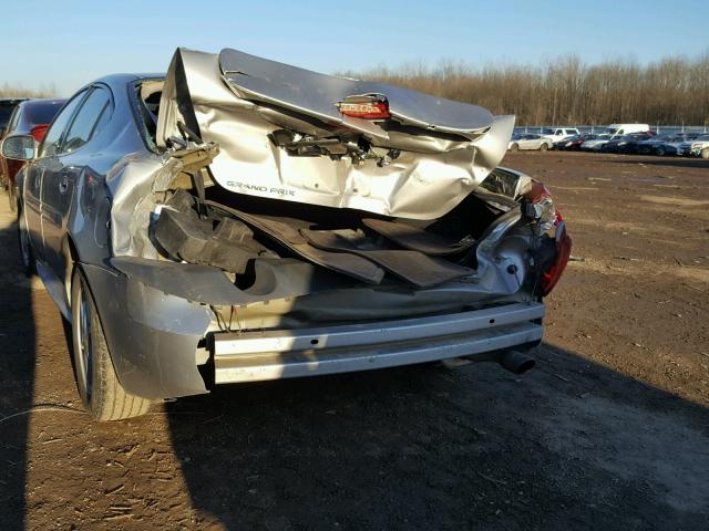 2G2WP552681102677 - 2008 PONTIAC GRAND PRIX SILVER photo 9