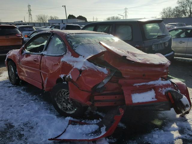 1G2WP12K3VF323977 - 1997 PONTIAC GRAND PRIX RED photo 3