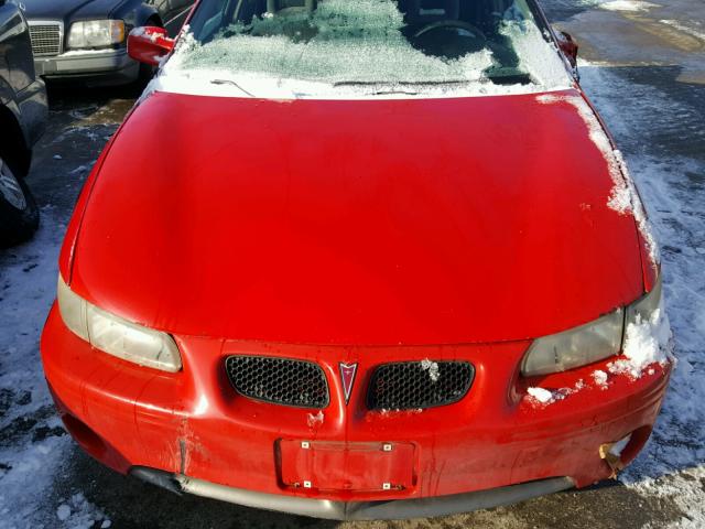 1G2WP12K3VF323977 - 1997 PONTIAC GRAND PRIX RED photo 7