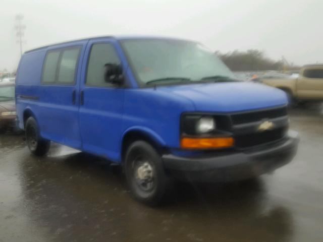 1GCGG25C781146832 - 2008 CHEVROLET EXPRESS G2 BLUE photo 1