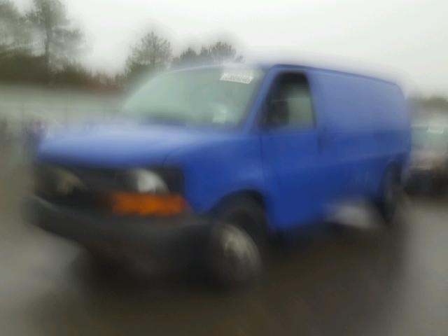 1GCGG25C781146832 - 2008 CHEVROLET EXPRESS G2 BLUE photo 2