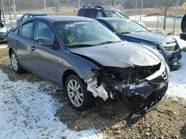 JM1BK32F171631026 - 2007 MAZDA 3 I GRAY photo 1