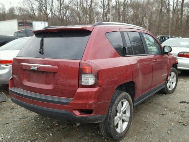 1C4NJDBB5GD778158 - 2016 JEEP COMPASS SP MAROON photo 4