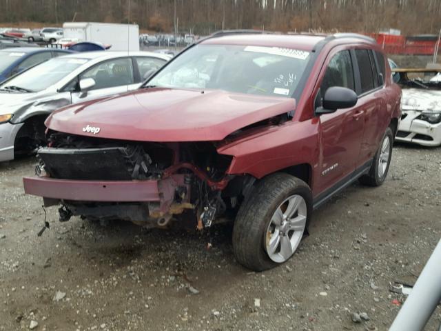 1C4NJDBB5GD778158 - 2016 JEEP COMPASS SP MAROON photo 9