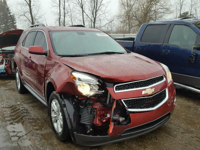 2CNALPEW6A6288127 - 2010 CHEVROLET EQUINOX LT RED photo 1