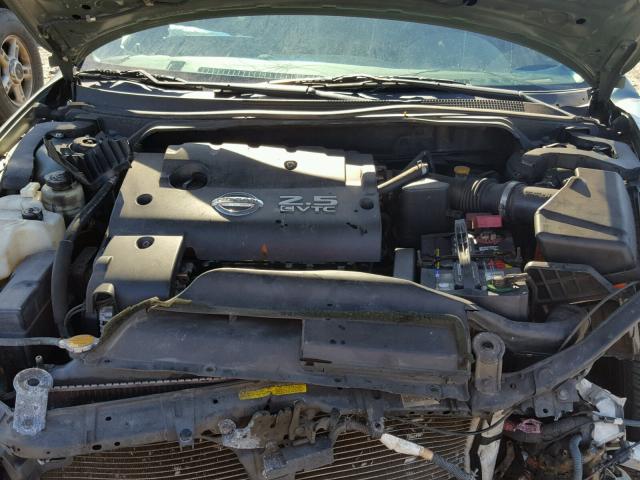 1N4AL11D95C122516 - 2005 NISSAN ALTIMA S GREEN photo 7