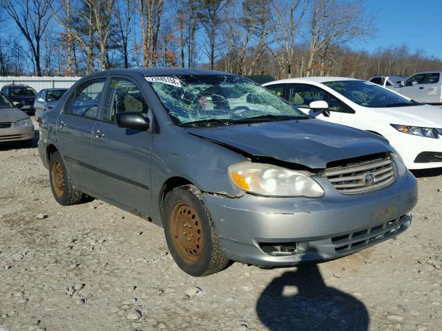 2T1BR32E44C309930 - 2004 TOYOTA COROLLA CE GRAY photo 1