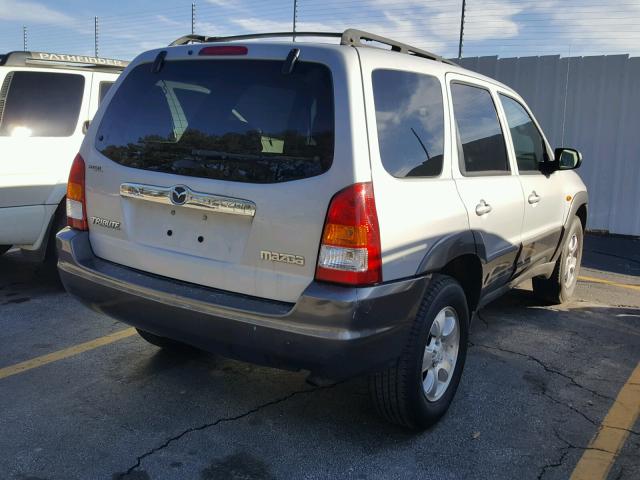 4F2YZ94193KM26522 - 2003 MAZDA TRIBUTE LX SILVER photo 4