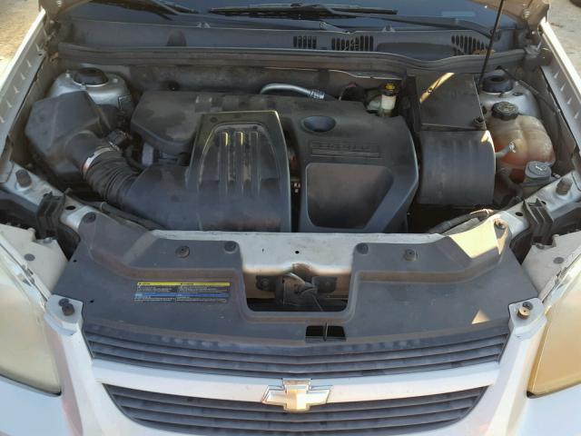 1G1AK55F777288764 - 2007 CHEVROLET COBALT LS SILVER photo 7