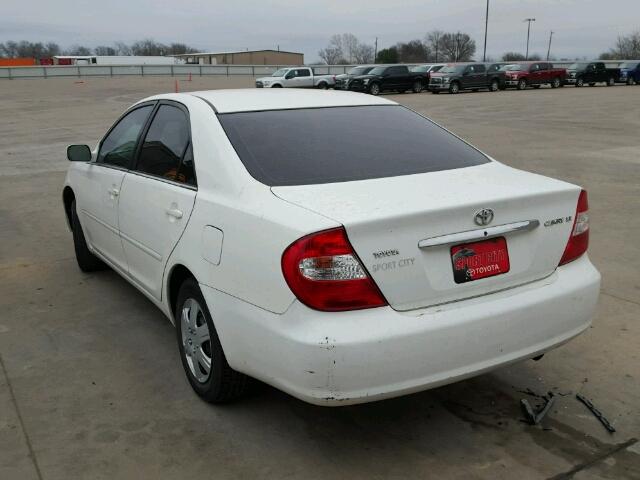 4T1BE32K44U283054 - 2004 TOYOTA CAMRY LE WHITE photo 3