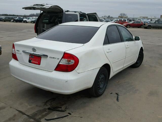 4T1BE32K44U283054 - 2004 TOYOTA CAMRY LE WHITE photo 4