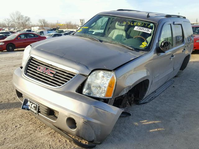 1GKFK13077R131202 - 2007 GMC YUKON SILVER photo 2