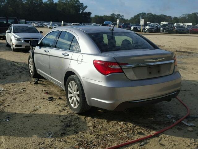 1C3CCBCG5DN528526 - 2013 CHRYSLER 200 LIMITE SILVER photo 3