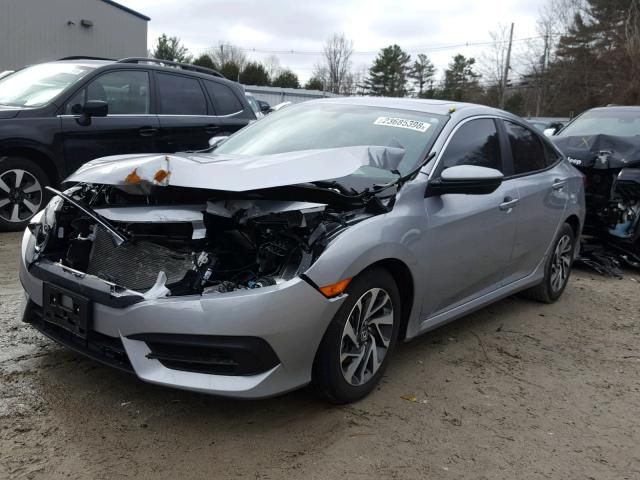 19XFC2F78HE201679 - 2017 HONDA CIVIC EX SILVER photo 2