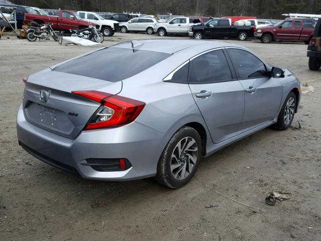 19XFC2F78HE201679 - 2017 HONDA CIVIC EX SILVER photo 4