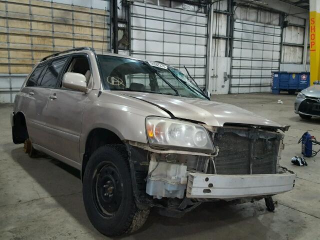 JTEEP21A750083644 - 2005 TOYOTA HIGHLANDER TAN photo 1