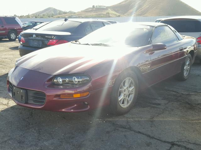 2G1FP22G022149790 - 2002 CHEVROLET CAMARO Z28 BURGUNDY photo 2