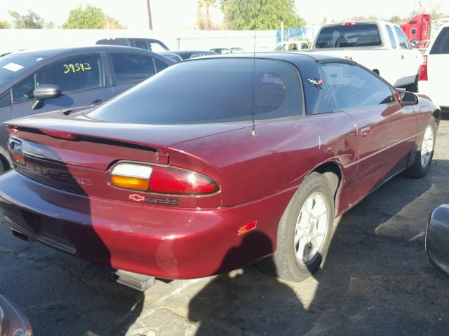 2G1FP22G022149790 - 2002 CHEVROLET CAMARO Z28 BURGUNDY photo 4