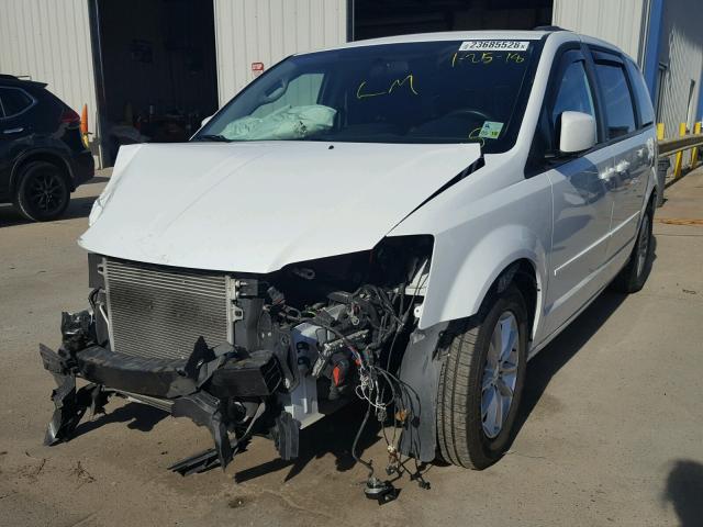 2C4RDGCG1ER181586 - 2014 DODGE GRAND CARA WHITE photo 2