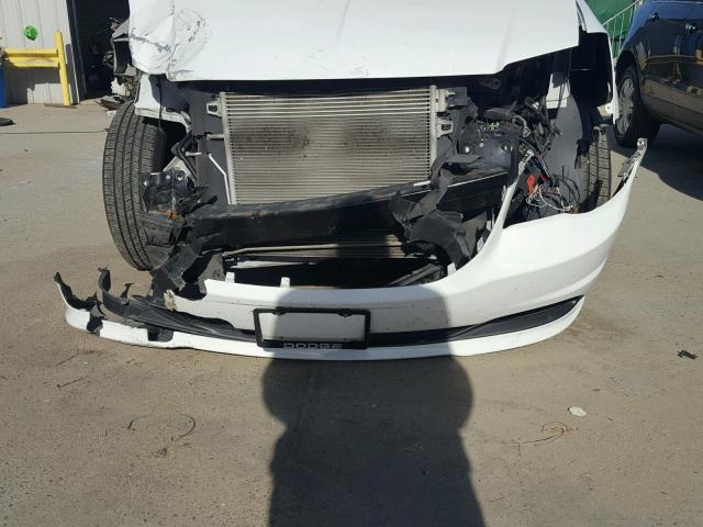 2C4RDGCG1ER181586 - 2014 DODGE GRAND CARA WHITE photo 9