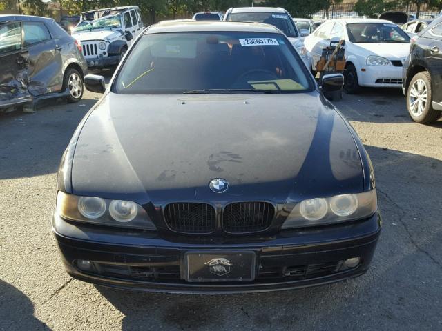 WBADT63481CF14379 - 2001 BMW 530 I AUTO BLACK photo 9