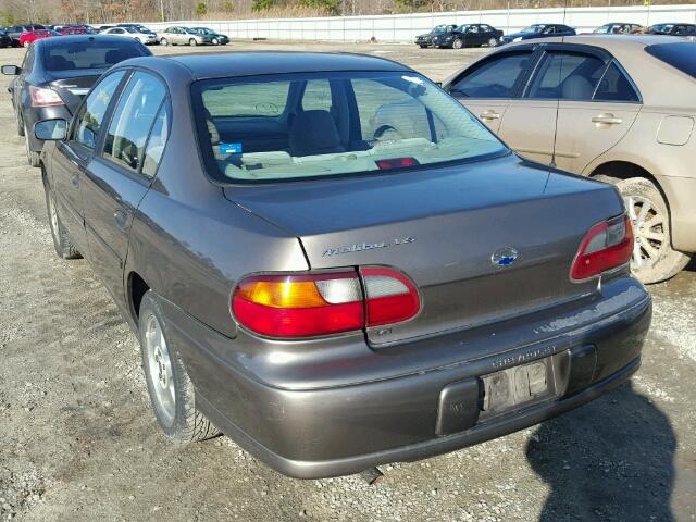 1G1NE52J92M724459 - 2002 CHEVROLET MALIBU LS GRAY photo 3