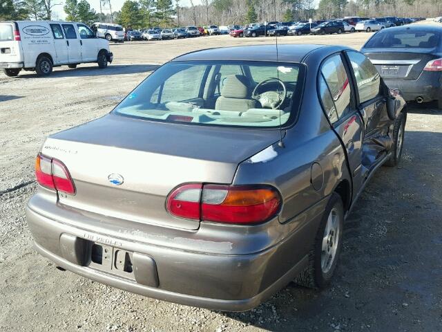 1G1NE52J92M724459 - 2002 CHEVROLET MALIBU LS GRAY photo 4