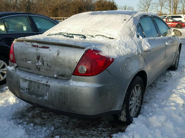 1G2ZG558464221539 - 2006 PONTIAC G6 SE1 GRAY photo 4