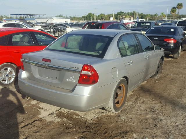 1G1ZT58N18F113551 - 2008 CHEVROLET MALIBU LT SILVER photo 4