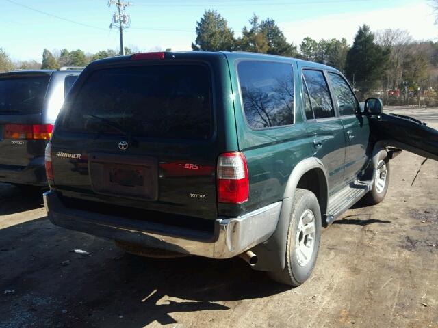 JT3GN86R9Y0156039 - 2000 TOYOTA 4RUNNER SR GREEN photo 4