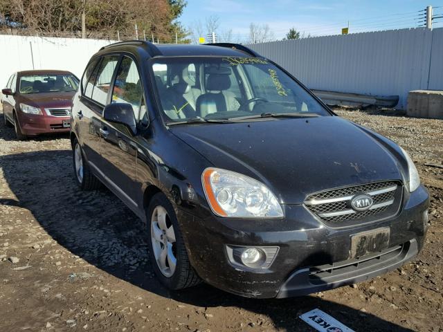 KNAFG526777042345 - 2007 KIA RONDO LX BLACK photo 1