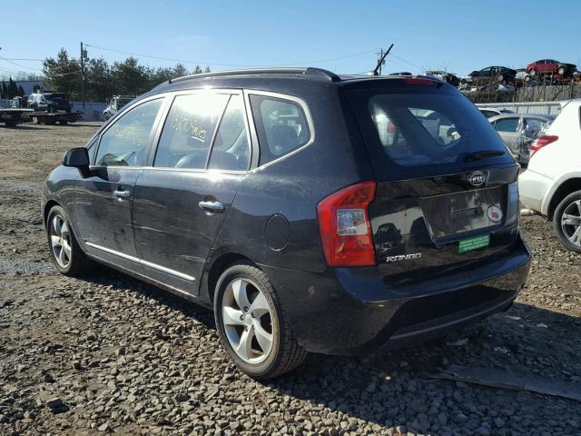 KNAFG526777042345 - 2007 KIA RONDO LX BLACK photo 3