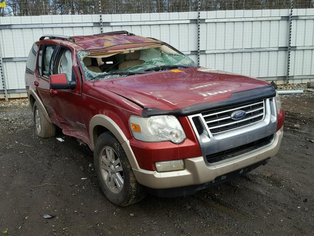 1FMEU64E17UB10721 - 2007 FORD EXPLORER E RED photo 1