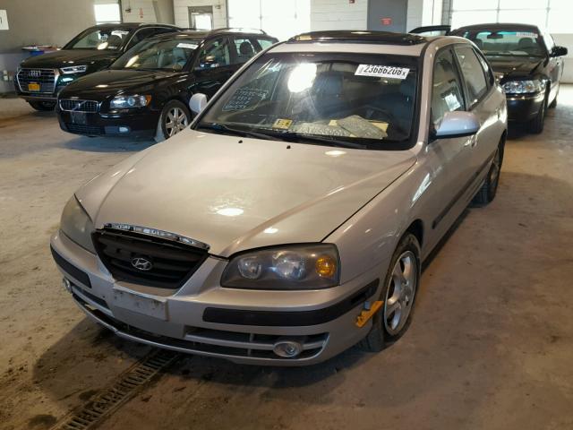 KMHDN56D45U165443 - 2005 HYUNDAI ELANTRA GL SILVER photo 2