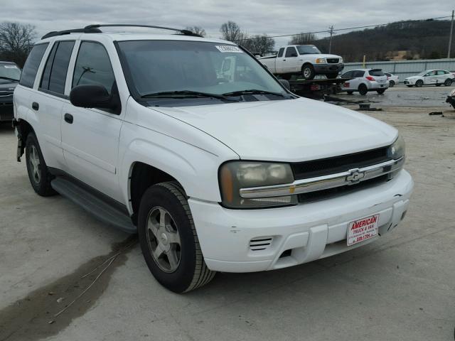 1GNDT13S062148214 - 2006 CHEVROLET TRAILBLAZE WHITE photo 1