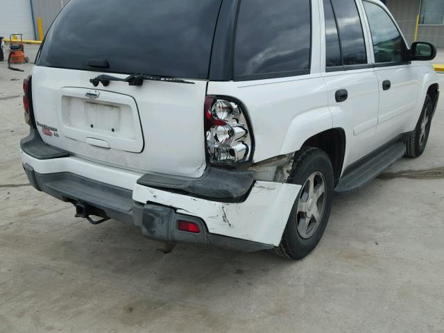 1GNDT13S062148214 - 2006 CHEVROLET TRAILBLAZE WHITE photo 9