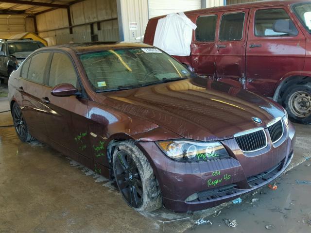 WBAVB17546NK40202 - 2006 BMW 325 I AUTO MAROON photo 1