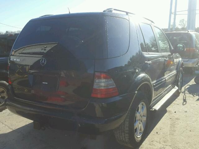 4JGAB72E7XA112228 - 1999 MERCEDES-BENZ ML 430 BLACK photo 4