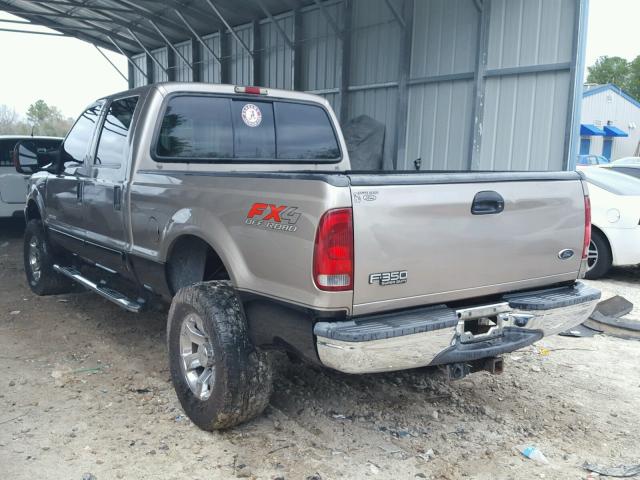 1FTSW31P53EC20228 - 2003 FORD F350 SRW S TAN photo 3