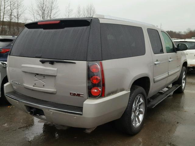 1GKFK66867J319884 - 2007 GMC YUKON XL D BEIGE photo 4