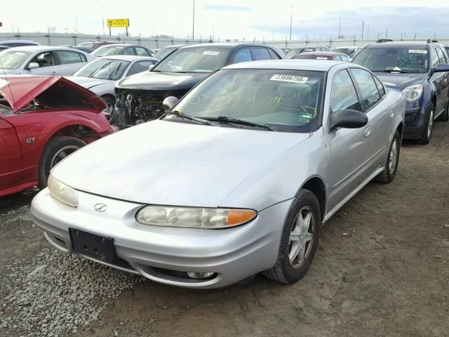 1G3NL52E42C229415 - 2002 OLDSMOBILE ALERO GL SILVER photo 2