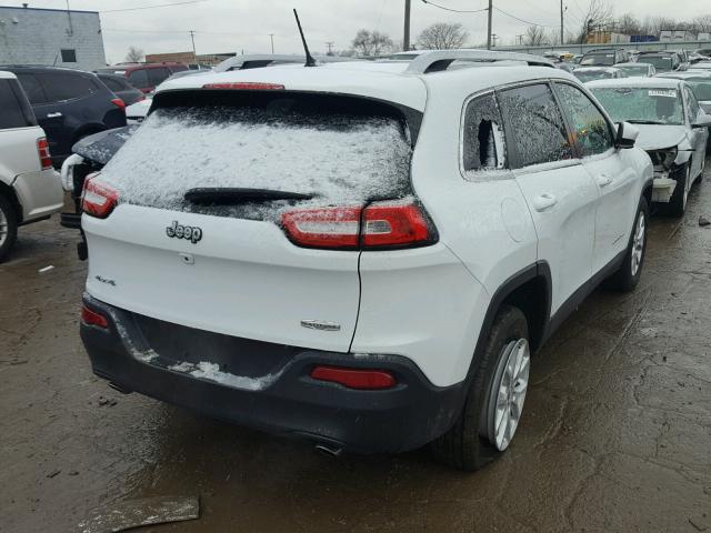 1C4PJMCS6EW285209 - 2014 JEEP CHEROKEE L WHITE photo 4