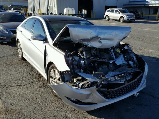 KMHEC4A43DA073283 - 2013 HYUNDAI SONATA HYB SILVER photo 1