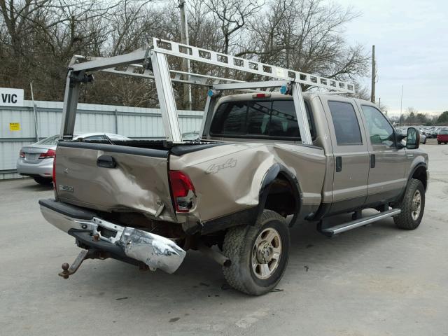 1FTSW21556EA17059 - 2006 FORD F250 SUPER BEIGE photo 4