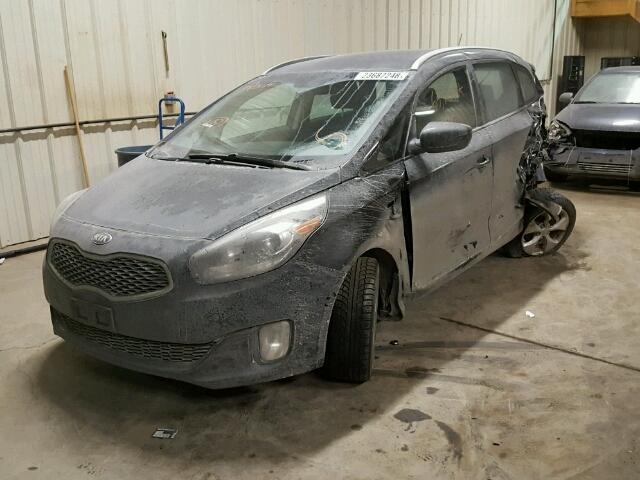 KNAHT8A31E7041086 - 2014 KIA RONDO BLACK photo 2