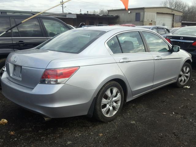 1HGCP26898A016318 - 2008 HONDA ACCORD EXL SILVER photo 4