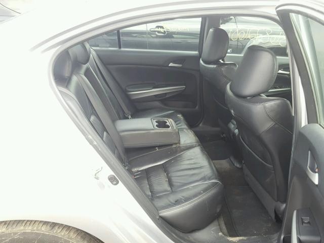 1HGCP26898A016318 - 2008 HONDA ACCORD EXL SILVER photo 6