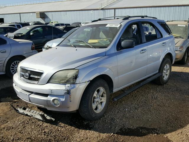 KNDJC733365525382 - 2006 KIA SORENTO EX GRAY photo 2